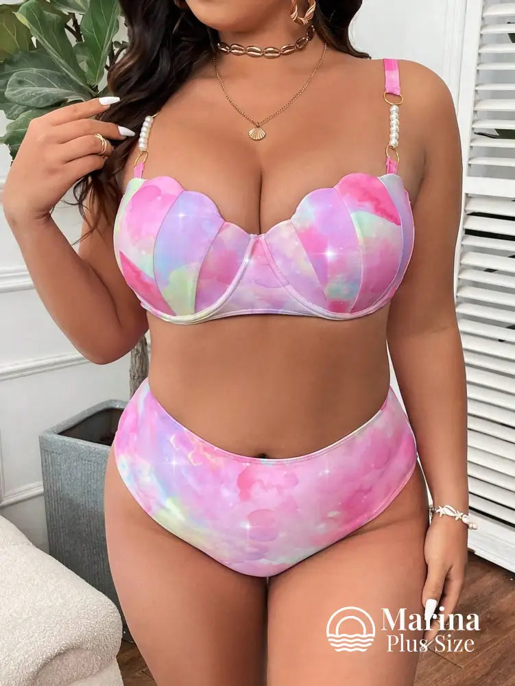 Biquíni Concha Bojo Pérolas Plus Size Biquíni Concha Bojo Pérolas Plus Size