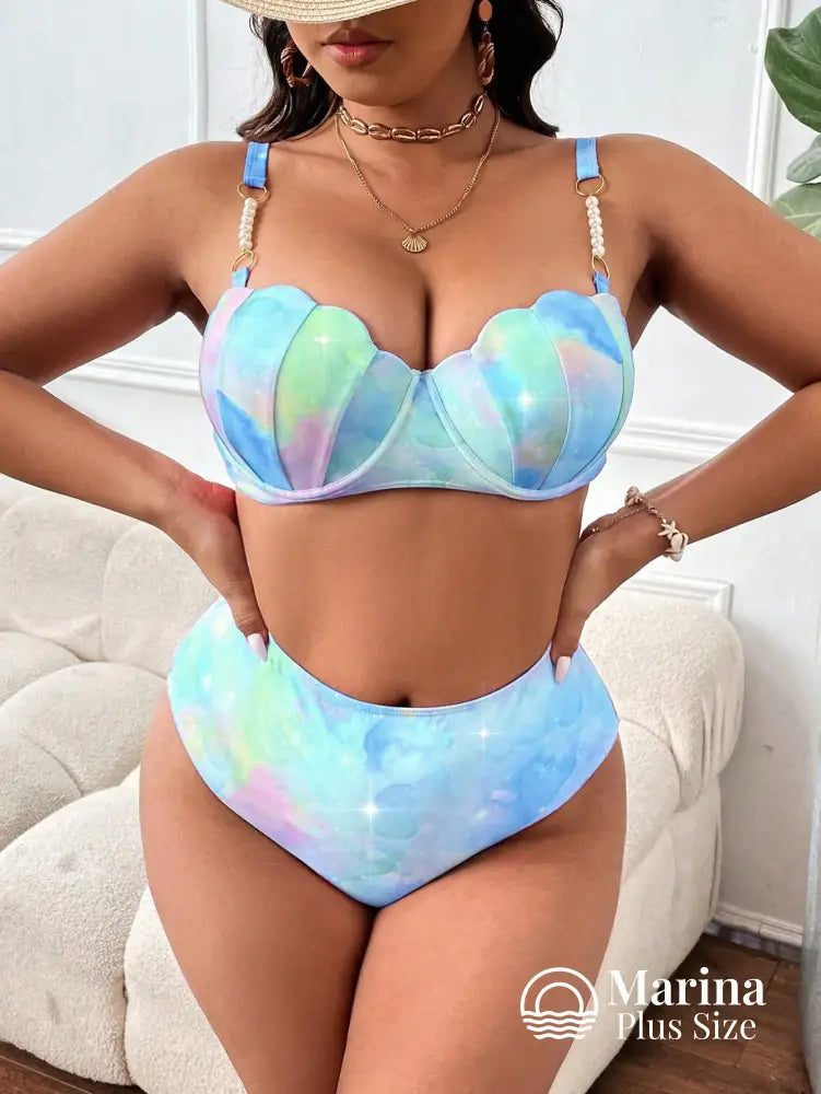 Biquíni Concha Bojo Pérolas Plus Size Biquíni Concha Bojo Pérolas Plus Size