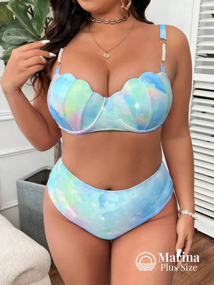 Biquíni Concha Bojo Pérolas Plus Size Biquíni Concha Bojo Pérolas Plus Size