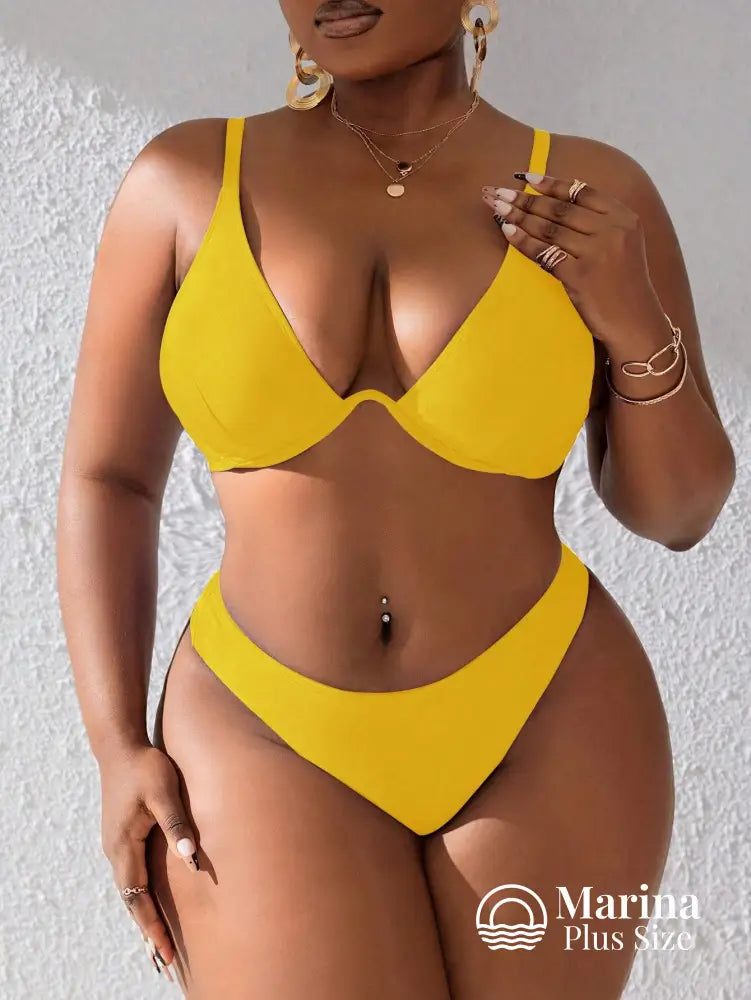 Biquíni Meia Taça Underwire Sustentação Conforto Plus Size Biquíni Meia Taça Underwire Sustentação Conforto Plus Size