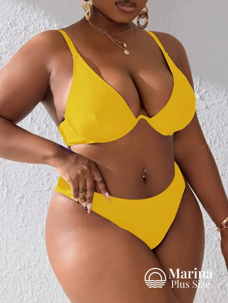 Biquíni Meia Taça Underwire Sustentação Conforto Plus Size Biquíni Meia Taça Underwire Sustentação Conforto Plus Size