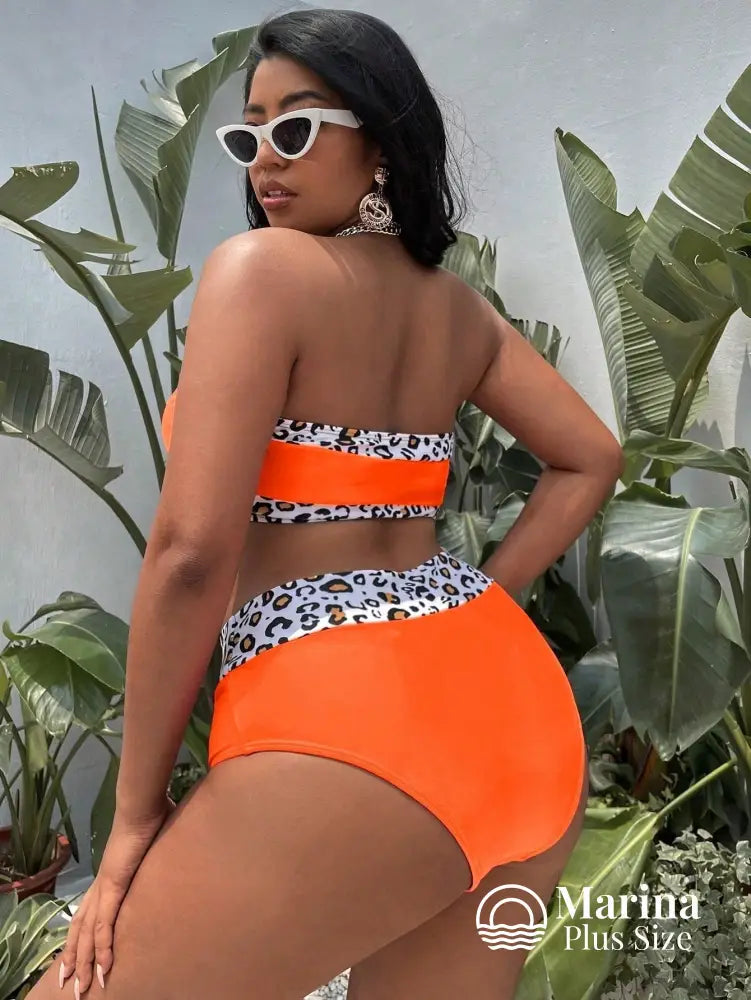 Biquíni Tomara Que Caia Animal Print Plus Size Biquíni Tomara Que Caia Animal Print Plus Size