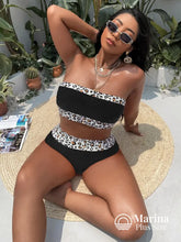 Biquíni Tomara Que Caia Animal Print Plus Size Preto / G Biquíni Tomara Que Caia Animal Print Plus Size