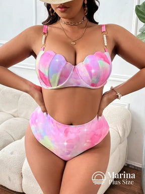 Biquíni Concha Bojo Pérolas Plus Size Biquíni Concha Bojo Pérolas Plus Size