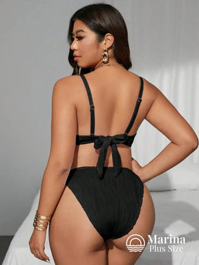 Biquíni Conchas Decorativas Lateral Ajustável Plus Size Biquíni Conchas Decorativas Lateral Ajustável Plus Size