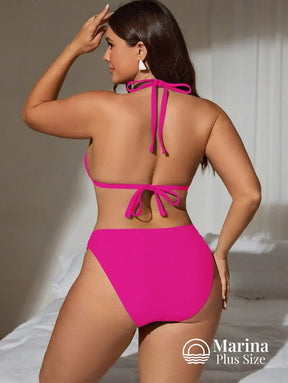 Biquíni Cortininha Aviamentos Dourados Plus Size Biquíni Cortininha Aviamentos Dourados Plus Size