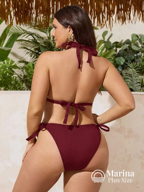 Biquíni Cortininha Lateral Ajustável Lycra Plus Size Biquíni Cortininha Lateral Ajustável Lycra Plus Size