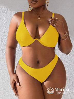 Biquíni Meia Taça Underwire Sustentação Conforto Plus Size Biquíni Meia Taça Underwire Sustentação Conforto Plus Size