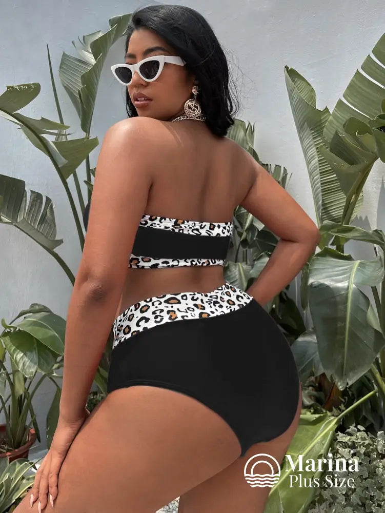 Biquíni Tomara Que Caia Animal Print Plus Size Biquíni Tomara Que Caia Animal Print Plus Size