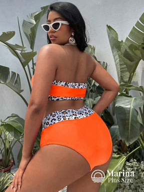 Biquíni Tomara Que Caia Animal Print Plus Size Biquíni Tomara Que Caia Animal Print Plus Size