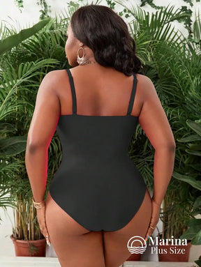 Maiô Laço Frontal Faixa Modeladora Plus Size Maiô Laço Frontal Faixa Modeladora Plus Size