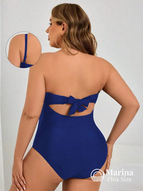 Maiô Tomara Que Caia Recorte Frontal Argolas Metálicas Plus Size Maiô Tomara Que Caia Recorte Frontal Argolas Metálicas